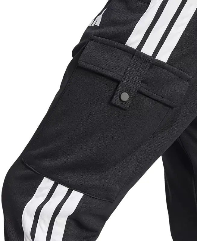 Men's Three-Stripes Tiro Cargo Pants - Black/wht - 3