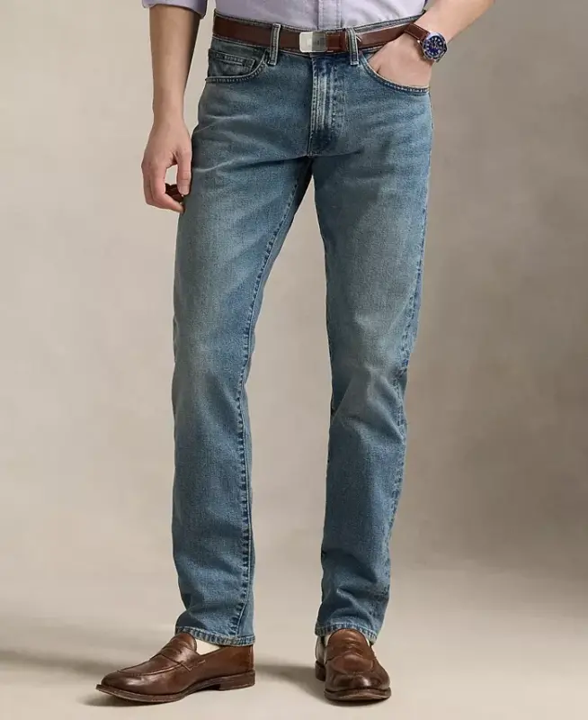 Men's Varick Slim Straight Jeans - Blue - 1