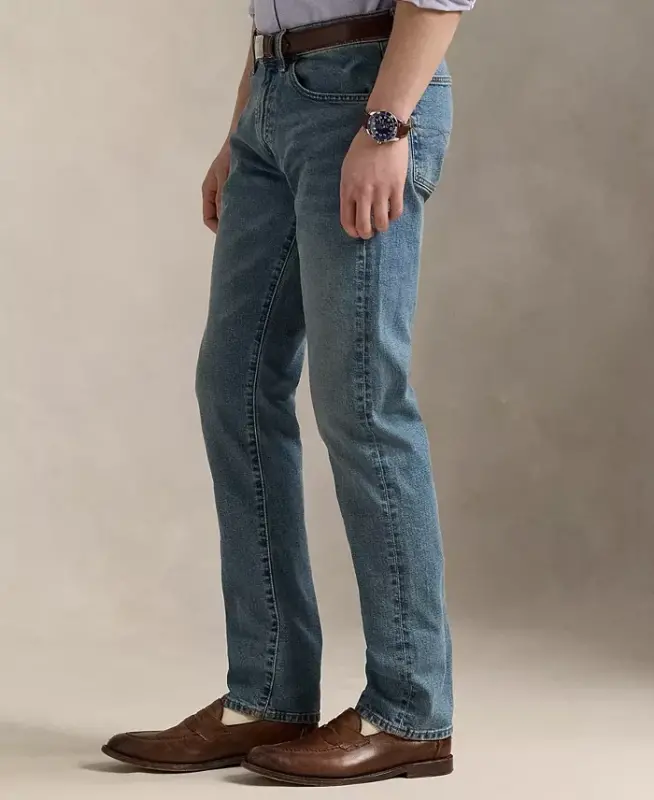 Men's Varick Slim Straight Jeans - Blue - 4