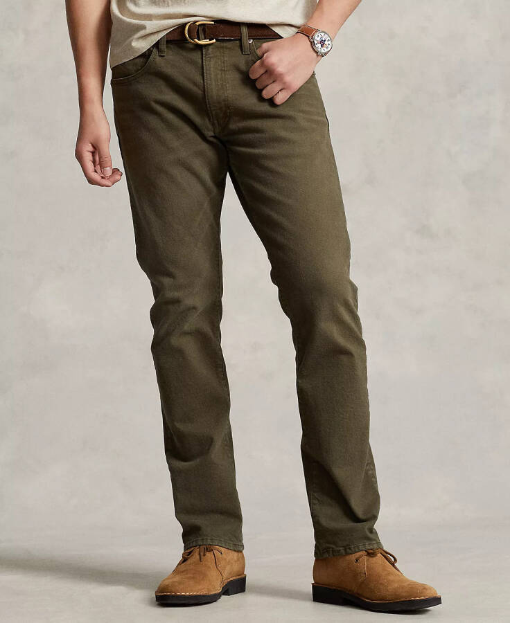 Erkek Varick Slim Straight Jeans Hdn Dark Loden - 1