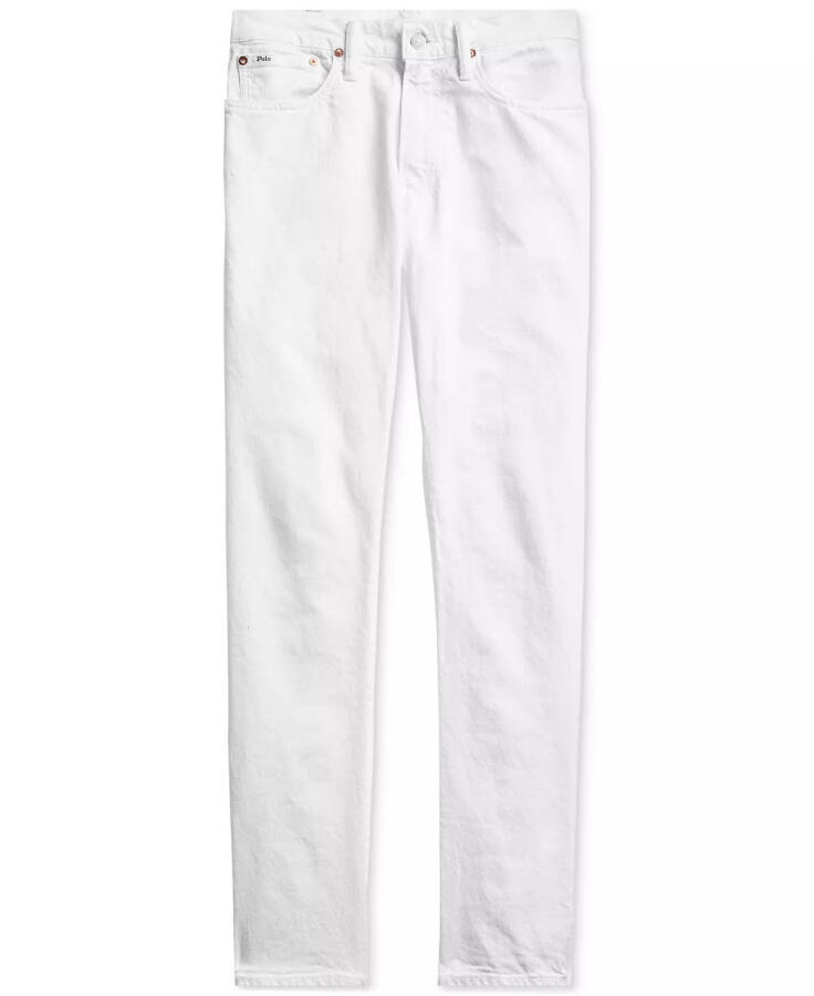 Erkek Varick Slim Straight Kot Pantolon New Hudson Beyaz - 13