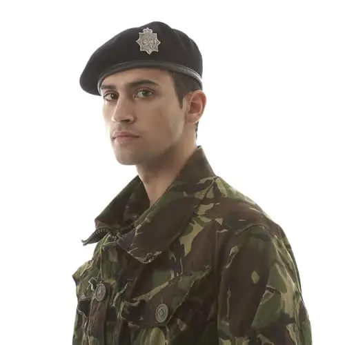 Gajaous British Military Berets for Men and Women,Wool and Leather Beret Hats,Multiple Colours Army Beret - 4