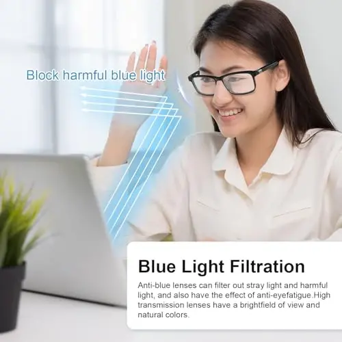 Tulbeys Smart Glasses for Men Women, Classic Smart Eyewear with Detachable Ultra-Slim Arms, Blue Light Filtering, Open Ear Bluetooth Audio Glasses – Ultra-Light Design for Business and Daily Use - 7