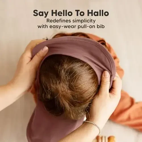 8-Pack Baby Bibs for Boys, Girls - Pullover Bibs for Drooling Teething Baby Girl & Boy Toddler, Newborn, Soft & Absorbent, Cute Colors, Large Torso Coverage Keep Infant Clean & Dry (Mauve) - 4