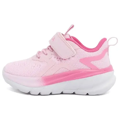 Nautica Kids Running Shoes for Boys and Girls, Lightweight Athletic Sneakers with Cushioned Comfort, Hook and Loop Strap, Bungee Lace Tennis Shoes for Toddler Little Kid and Big Kid - 2