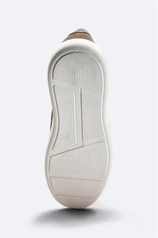 Erkek Vizon %100 Süet Esnek Taban Hafif Casual Ayakkabı B008002-Vizon - 5