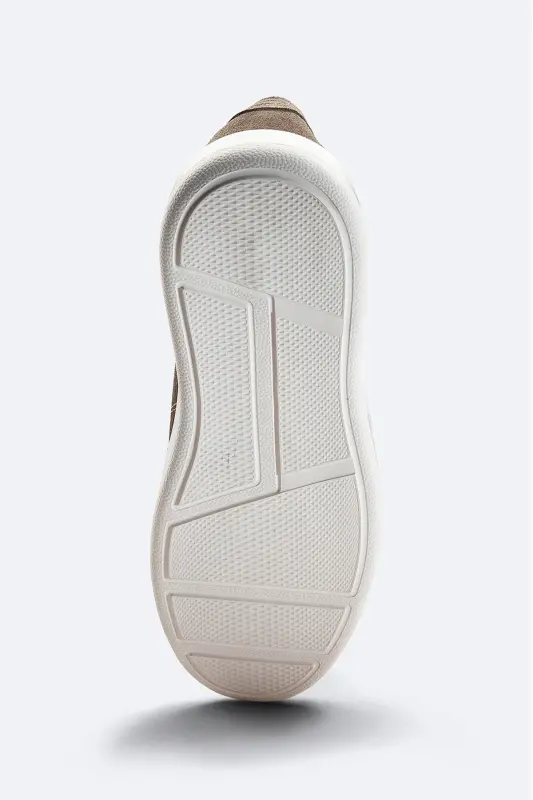 Erkek Vizon %100 Süet Esnek Taban Hafif Casual Ayakkabı B008002-Vizon - 5