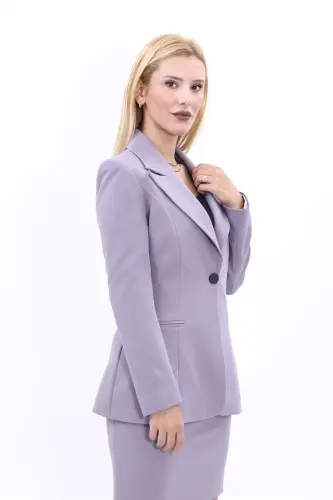 Erkek Yaka Tek Düğmeli Klasik Ceket-Antrasit-Antrasit - ÖNDER ÖZSOY (1)