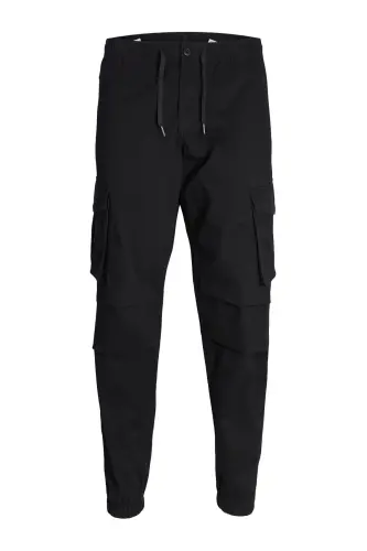 Erkek Yandan Cepli Kargo Pantolon - Kane Noah-Black 