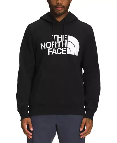 Men's Half Dome Logo Hoodie-Tnf Black/tnf White - 1