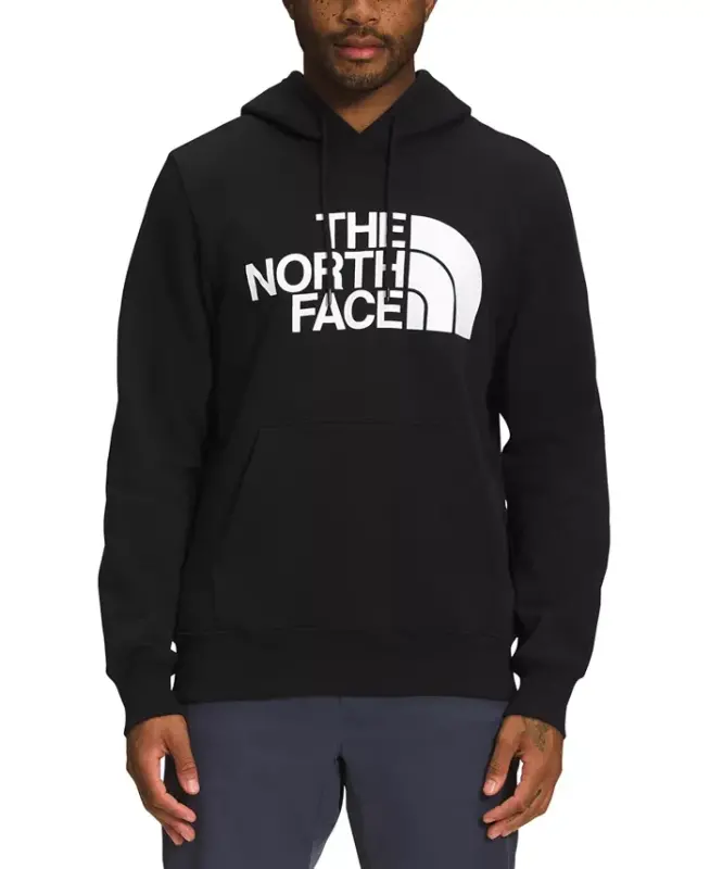 Men's Half Dome Logo Hoodie-Tnf Black/tnf White - 1