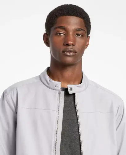 Men's Racer Jacket - Pearl Gray - 3