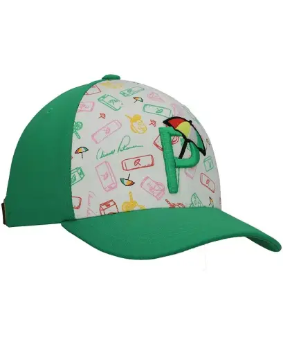 Men's Green Arnold Palmer Invitational Snapback Hat - Green - 3