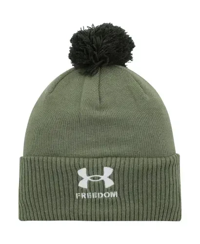 Men's Green Auburn Tigers Freedom Collection Cuffed Knit Hat with Pom-Green - UNDER ARMOUR (1)