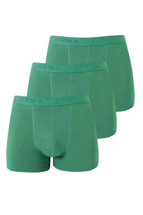 Erkek Yeşil Bambu Boxer 3'lü Paket - 3