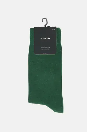 Erkek Yeşil Bambu Soket Çorap B008505-Yeşil - 1