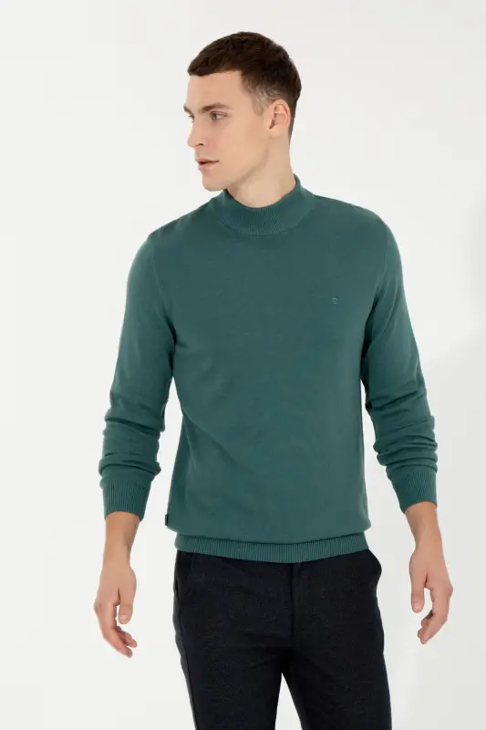 Erkek Yesil Kazak - VR054 - 2