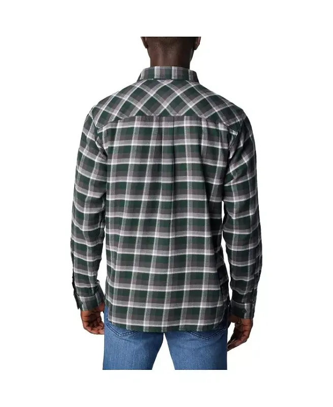 Men's Green Michigan State Spartans Flare Gun Flannel Long Sleeve Shirt - Green - 2