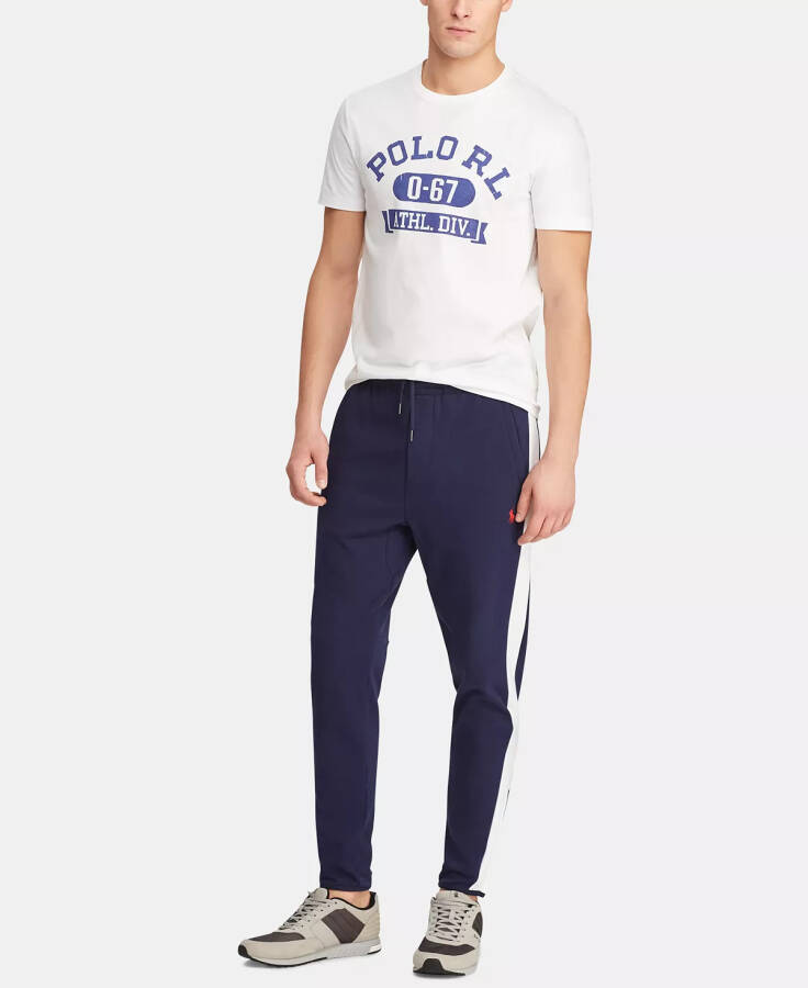 Erkek Yumuşak Pamuklu Aktif Jogger Pantolon Modern Lacivert - 3