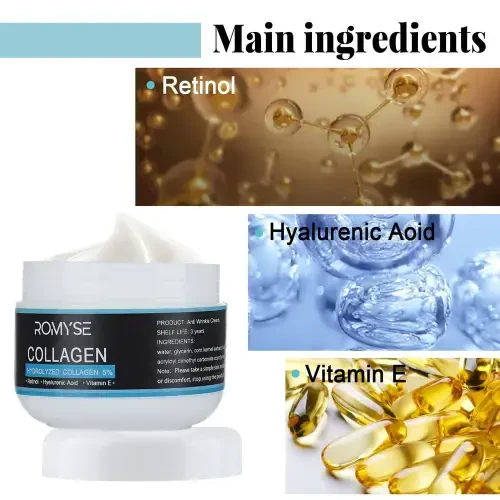 Mens Face Cream, Anti Aging Moisturizing Face Cream for Sensitive Skin, Night & Daily Mens Face Lotion - Facial Eye Anti Wrinkle Tightens Skin Reduces Fine Lines and Skin Care, 2 oz- - 3