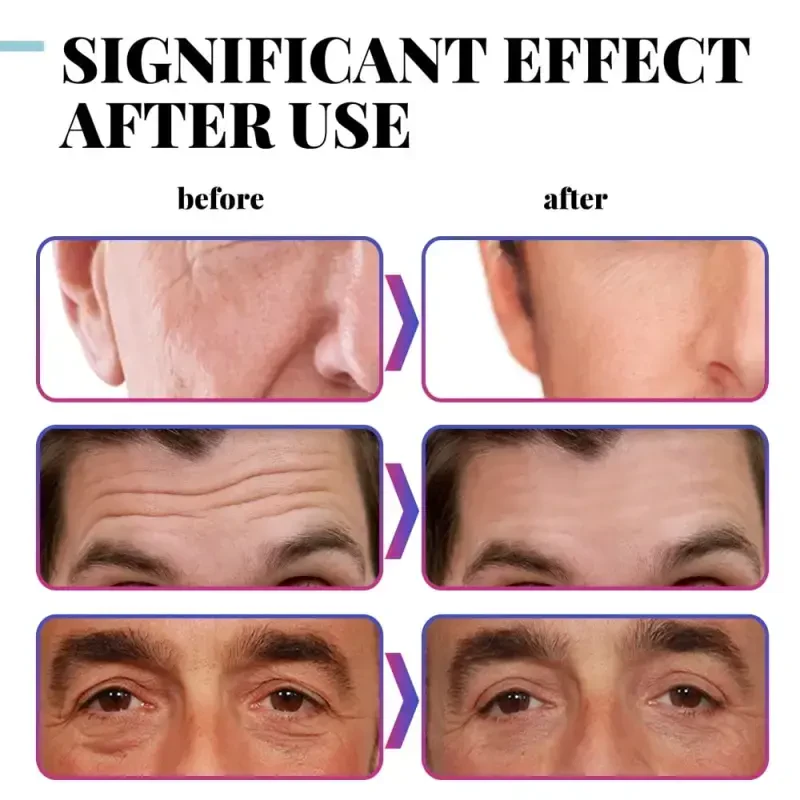 Mens Face Cream, Anti Aging Moisturizing Face Cream for Sensitive Skin, Night & Daily Mens Face Lotion - Facial Eye Anti Wrinkle Tightens Skin Reduces Fine Lines and Skin Care, 2 oz- - 4