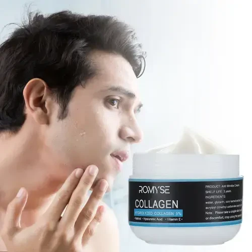 Mens Face Cream, Anti Aging Moisturizing Face Cream for Sensitive Skin, Night & Daily Mens Face Lotion - Facial Eye Anti Wrinkle Tightens Skin Reduces Fine Lines and Skin Care, 2 oz- - 7