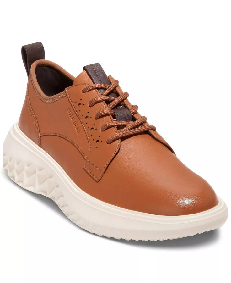 Erkek ZERØGRAND WFA Düz Burun Oxford Ayakkabılar British Tan/Ivory - 1