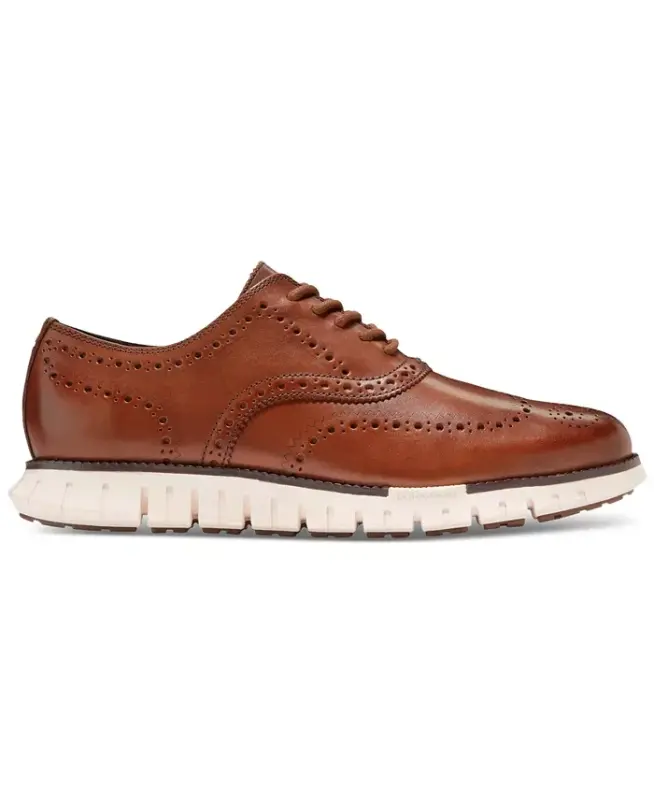 Men's ZERØGRAND Remastered Lace-Up Wingtip Oxford Shoes - 2