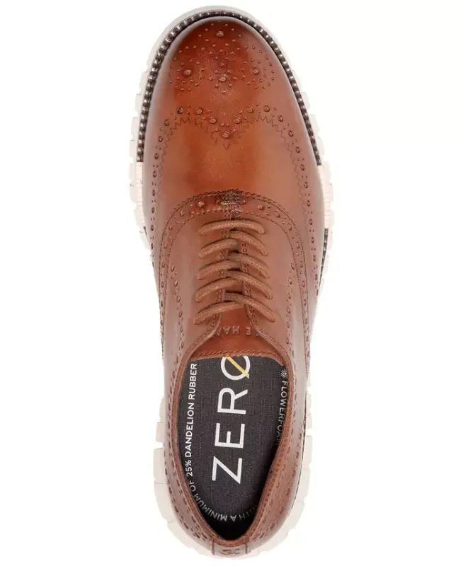 Men's ZERØGRAND Remastered Lace-Up Wingtip Oxford Shoes - 5