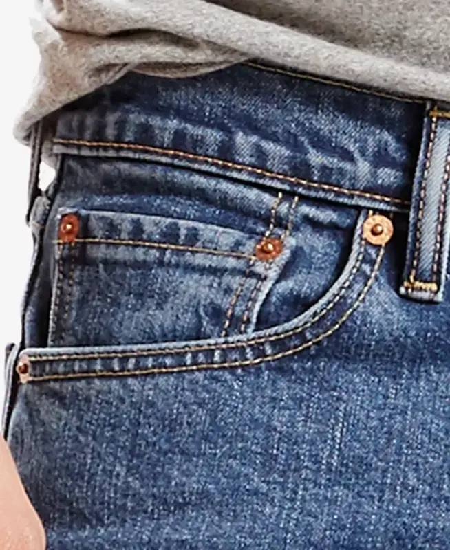 Levi’s Men’s 505™ Regular-Fit Stretch Jeans - Stonewash - 4
