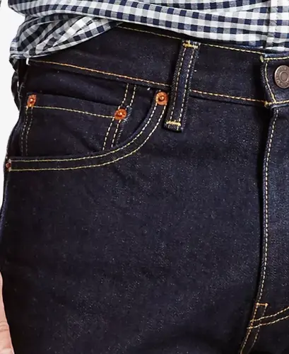 Levi’s Men’s 505™ Regular-Fit Stretch Jeans - Rinse Stretch - 4