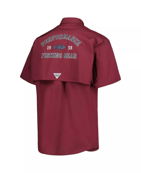 Erkekler Bordo Texas A&M Aggies Bonehead Düğmeli Gömlek Bordo - 4