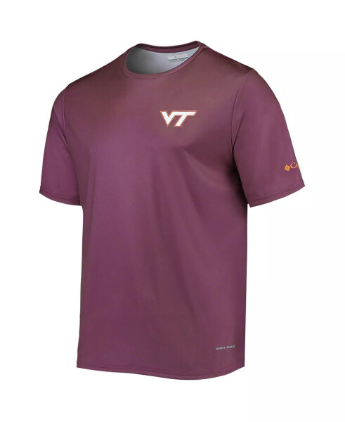 Erkekler Bordo Virginia Tech Hokies Terminal Tackle Omni-Shade Tişört Bordo - 7