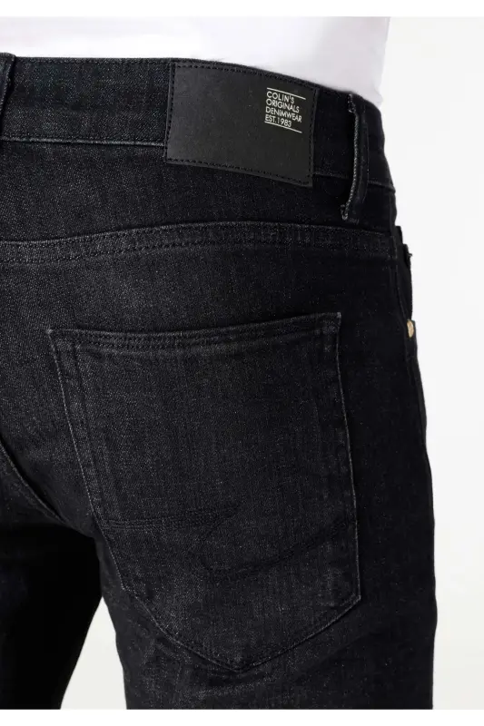 Straight Fit Düşük Bel Düz Paça Erkek İndigo Jean Pantolon - Prag wash - 6