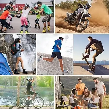 Photochromic Camera Video Recording Cycling Smart Sunglasses for Men -UV Polarized Sport Eyewear Full HD 1080p with 64GB Memory Card for Running and Driving - 6
