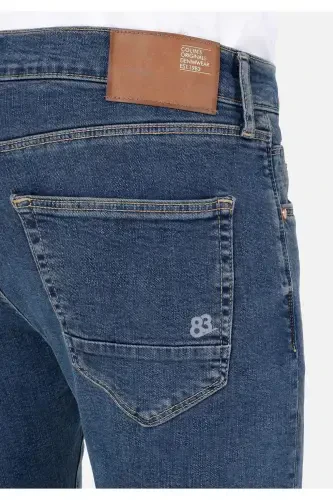 Skinny Fit Düşük Bel Dar Paça Erkek Denim Jean Pantolon - 6