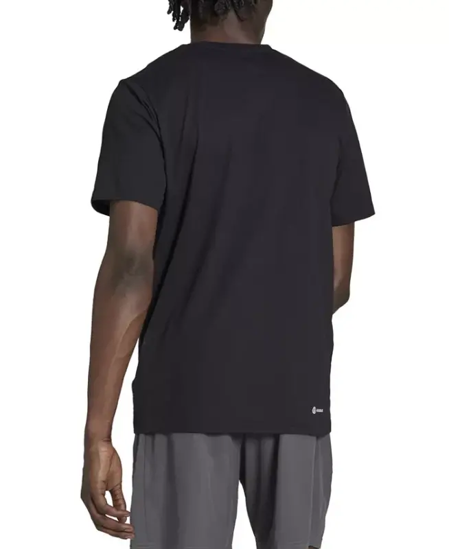 Men's Essentials Feel Ready Logo Training T-Shirt - Black - 2
