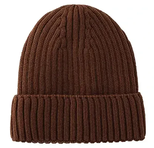 Connectyle Fleece Lined Cuffed Beanie Hat for Men Women Knitted Winter Wool Beanies Skull Cap Warm Watch Hat - 2