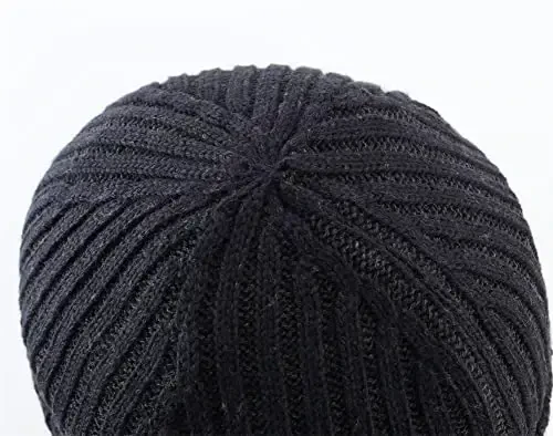 Connectyle Fleece Lined Cuffed Beanie Hat for Men Women Knitted Winter Wool Beanies Skull Cap Warm Watch Hat - 3