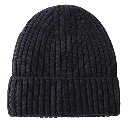 Connectyle Fleece Lined Cuffed Beanie Hat for Men Women Knitted Winter Wool Beanies Skull Cap Warm Watch Hat - CONNECTYLE (1)