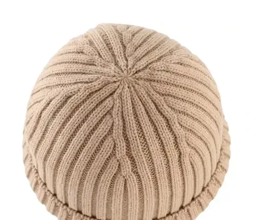 Connectyle Fleece Lined Cuffed Beanie Hat for Men Women Knitted Winter Wool Beanies Skull Cap Warm Watch Hat - 6