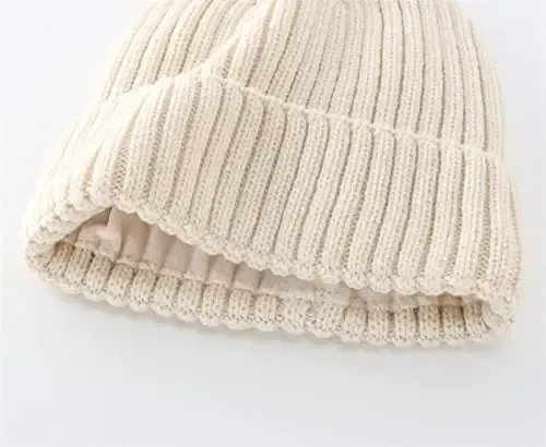 Connectyle Fleece Lined Cuffed Beanie Hat for Men Women Knitted Winter Wool Beanies Skull Cap Warm Watch Hat - 4