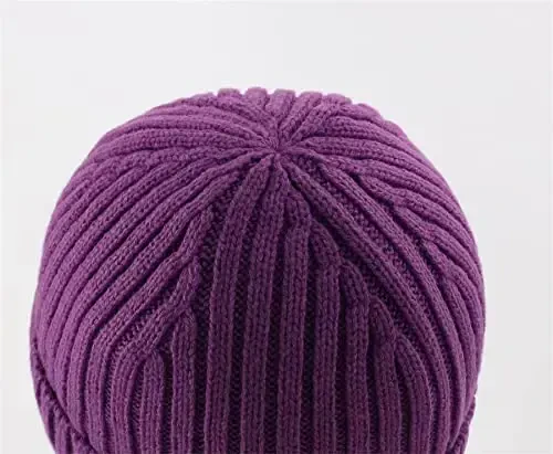 Connectyle Fleece Lined Cuffed Beanie Hat for Men Women Knitted Winter Wool Beanies Skull Cap Warm Watch Hat - 3