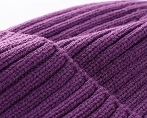 Connectyle Fleece Lined Cuffed Beanie Hat for Men Women Knitted Winter Wool Beanies Skull Cap Warm Watch Hat - 5