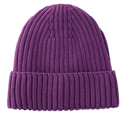 Connectyle Fleece Lined Cuffed Beanie Hat for Men Women Knitted Winter Wool Beanies Skull Cap Warm Watch Hat - 2