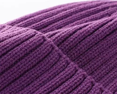 Connectyle Fleece Lined Cuffed Beanie Hat for Men Women Knitted Winter Wool Beanies Skull Cap Warm Watch Hat - 5