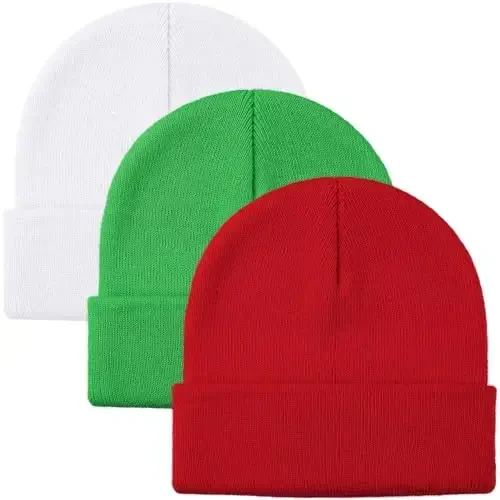 Glooarm Beanie for Men Women Knit Winter Hats Beanies Warm Slouchy Unisex Cuffed Beanies Skull Caps - 1