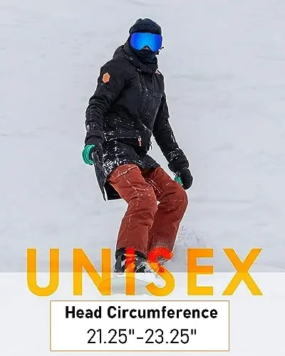 Winter Beanie Hat Scarf for Men Women Knit Thick Fleece Lined Warm Windproof Ski Skull Cap Neck Warmer Gaiter Face Scarf Set - 6