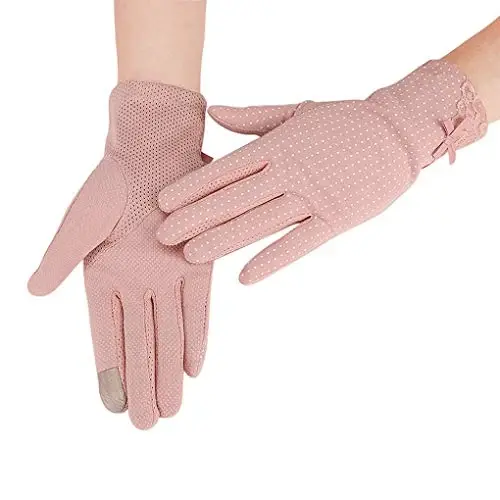 Driving Gloves for Men Women Cotton Non Slip Touchscreen UV Sun Protection Gloves for Cycling Motorcycle Camping - 3
