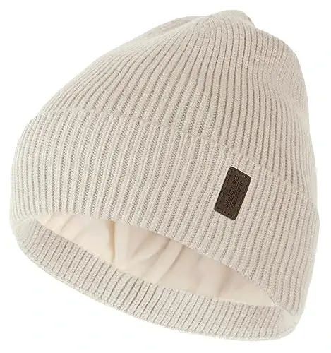 Wmcaps Winter Beanie for Men Women, Fleece Lined Beanie Soft Warm Knit Hat Ski Stocking Cuffed Cap - 1